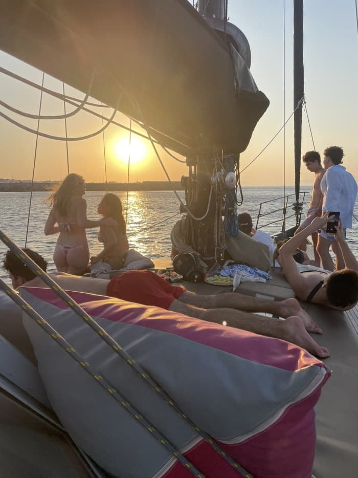 Romantic 3.5-Hour Sunset Cruise in Rhodes