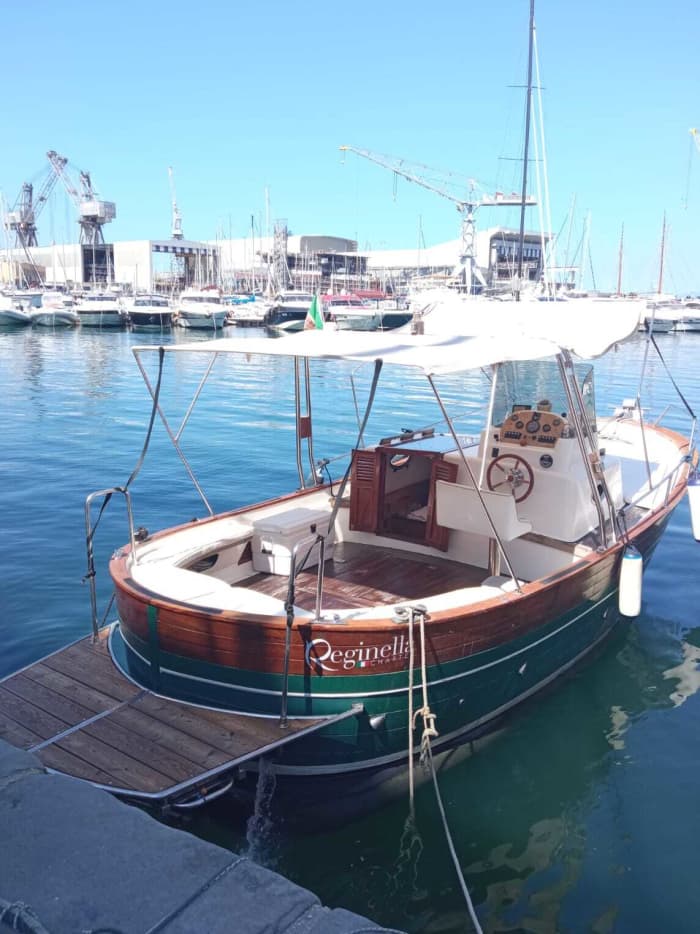 One day in Sorrento on a motorboat