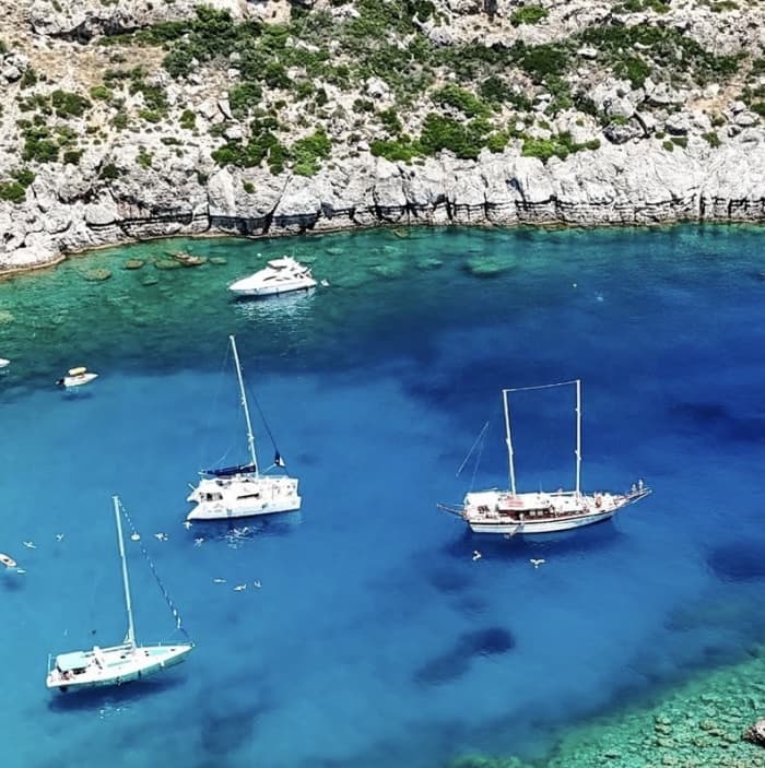Eine legendäre Auszeit: 2 Stunden 15 Minuten auf einer Gulet rund um Rhodos.