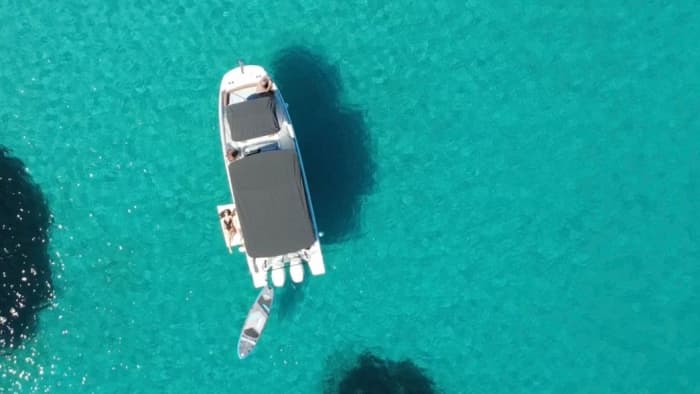 Privé boottocht bij zonsondergang met cava 🍾 | ALL-INCLUSIVE (schipper + brandstof) – 2 uur in Palma