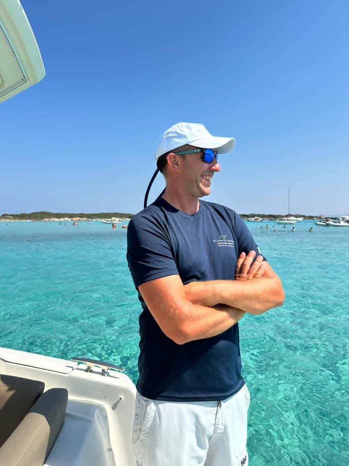 Luxury private boat tour of the Maddalena Archipelago from Poltu Quatu