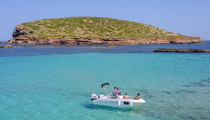 Halve dag Ibiza-ontsnapping: Cala Comte en Es Vedrà