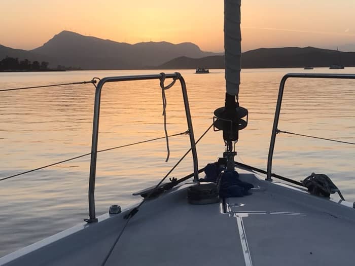 Enjoy a day at sea in Athens on a sailboat