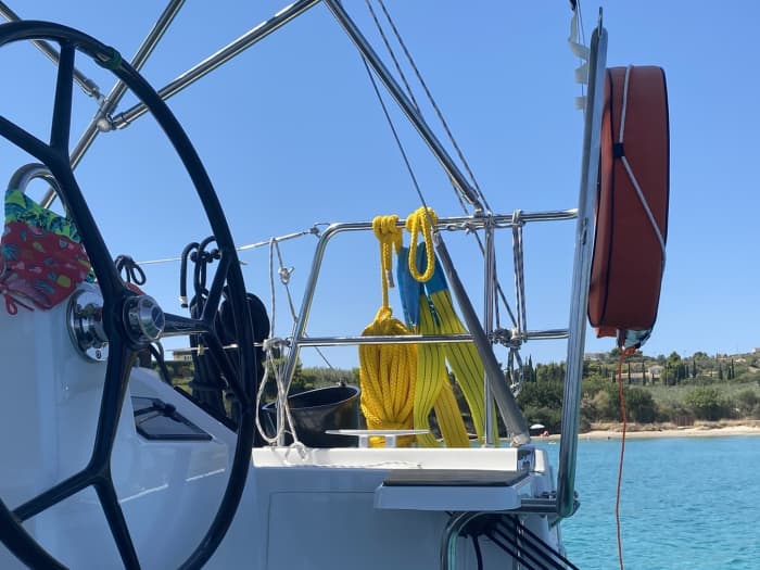 Enjoy a day at sea in Athens on a sailboat