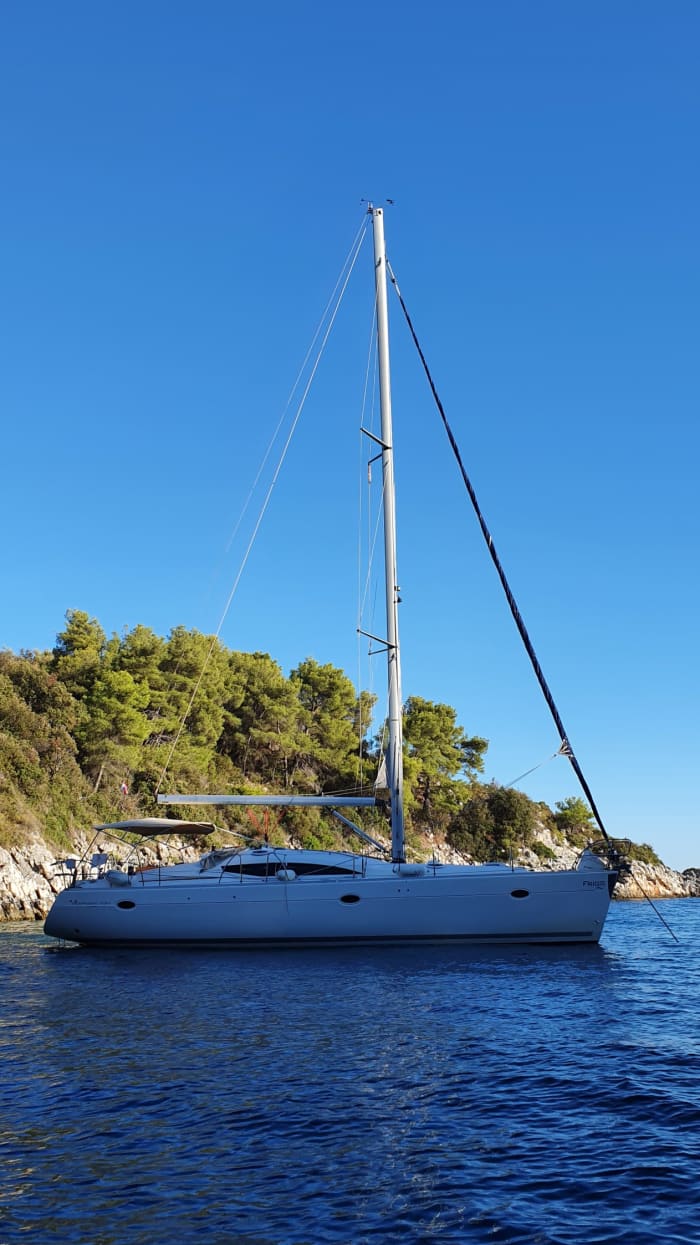 9h of sailing along the coast of Split