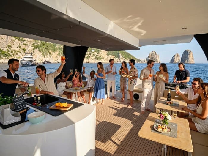 Luxury Catamaran Charter | Amalfi Coast & Capri | Up to 20 Guests