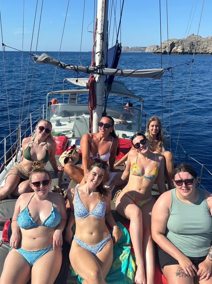 Enjoy a full day of sailing in Lindos on a sailboat