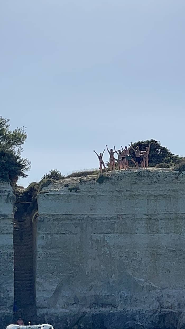 Boottocht van San Foca naar Sant'Andrea: Faraglioni en baaien (2,5 uur)