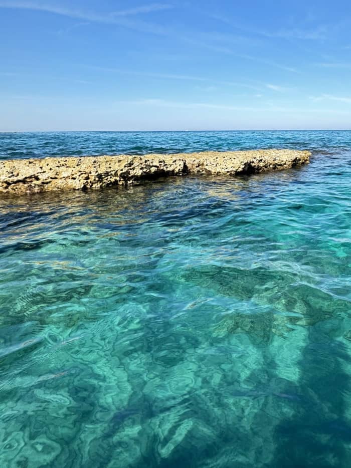Boottocht van San Foca naar Sant'Andrea: Faraglioni en baaien (2,5 uur)