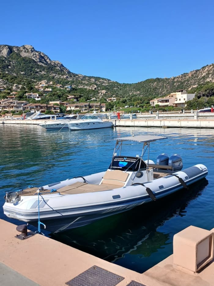 Profitez d'une excursion de 9h30 en bateau à moteur pour explorer Porto Cervo.