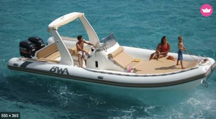 Middag met schipper – Ontdek de Golf van Saint-Tropez per rubberboot