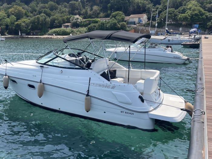 3h30 de sol em Nice num barco a motor