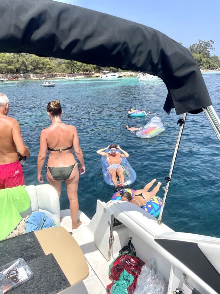 3h30 de sol em Nice num barco a motor