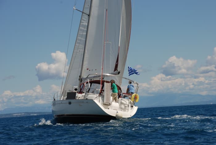 8h of sailing along the coast of Zakynthos