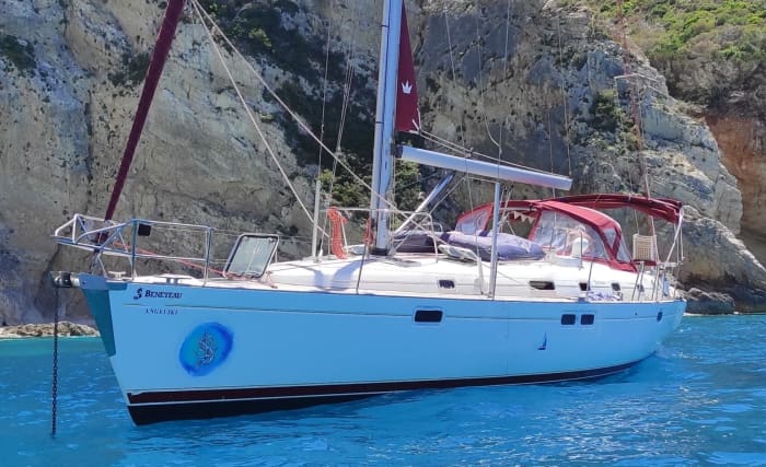 8h of sailing along the coast of Zakynthos
