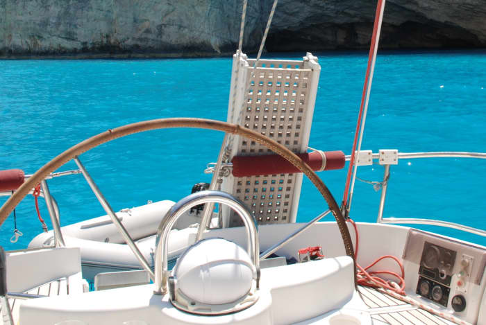 8h of sailing along the coast of Zakynthos