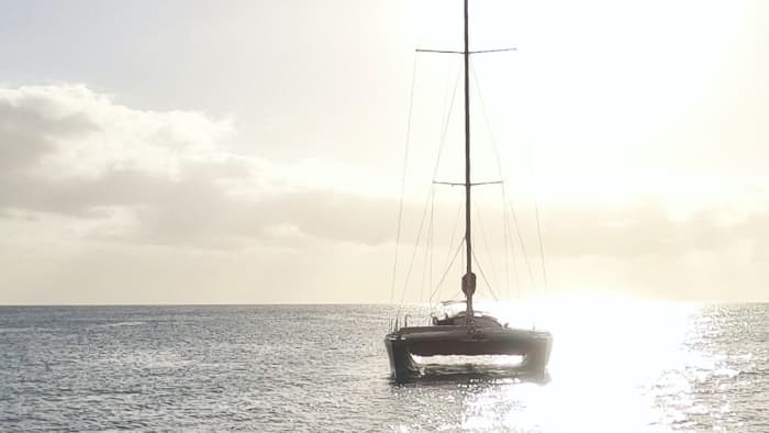Catamaran Lagoon 500 - Morning or Evening Mykonos Cruise to Delos & Rhenia Island