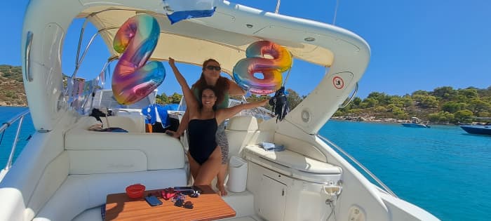 Croisière épique de 6,5 heures : Riviera de Sithonia, Diaporos et aventure au Lagon Bleu