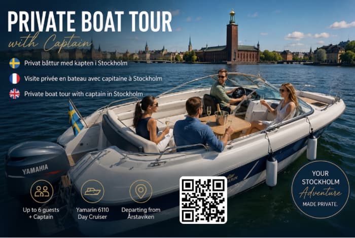 Stockholm Archipelago Adventure aboard the Yamarin – Private 2h Cruise Experience
