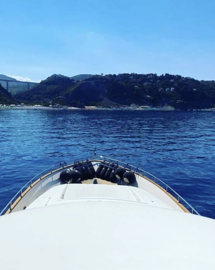 A day exploring the island of Vulcano aboard a yacht