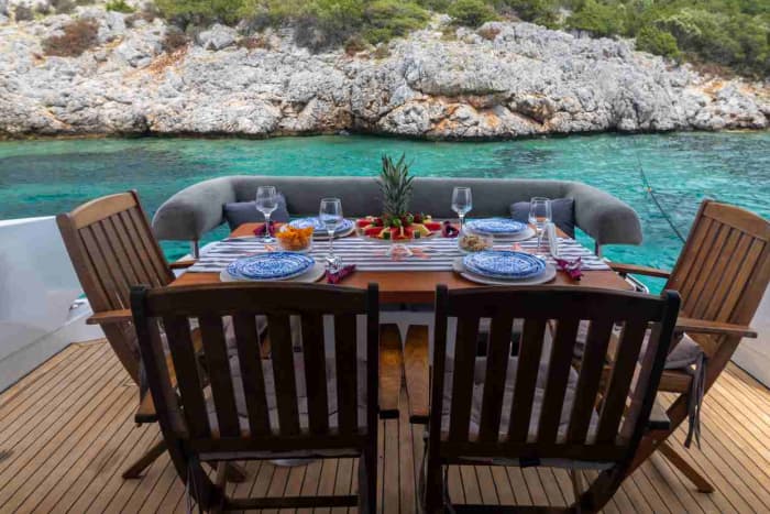 Naviga verso la serenità: una fuga in yacht privato attraverso il blu nascosto di Bodrum