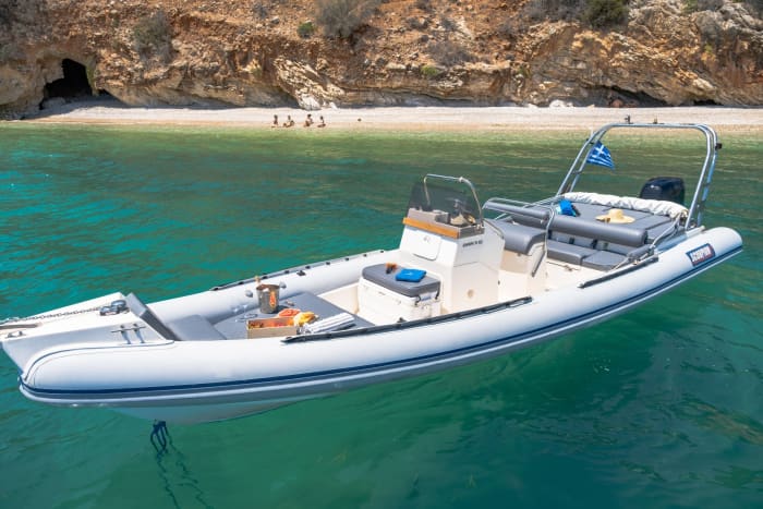 Explore Nafplio Harbor by boat: A full day on the water aboard a motorboat
