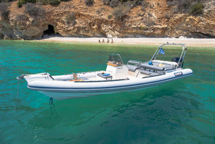 Explore Nafplio Harbor by boat: A full day on the water aboard a motorboat