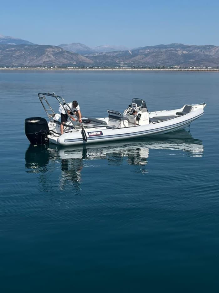Explore Nafplio Harbor by boat: A full day on the water aboard a motorboat