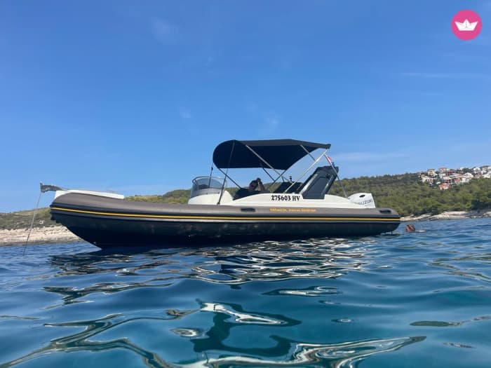 Blue cave and Pakleni islands tour from Hvar town main port.