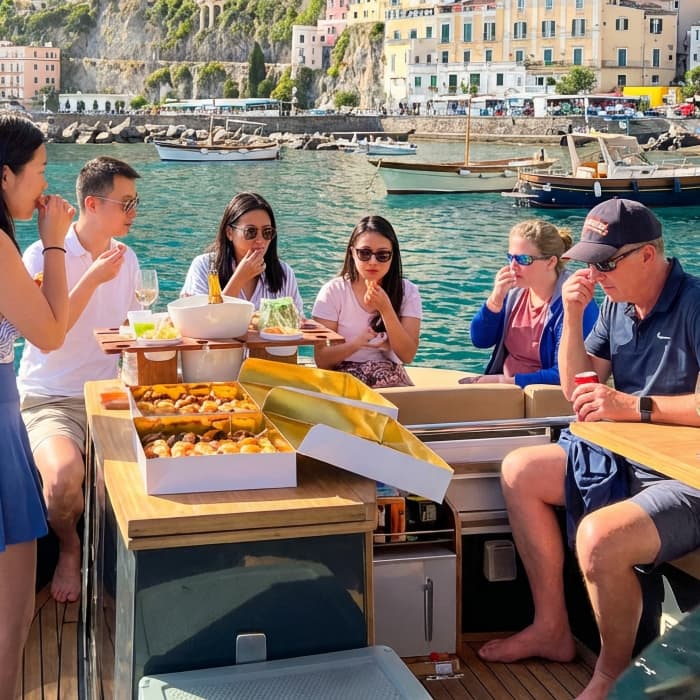 Capri in Style: Private Luxury Yacht Experience from Sorrento with Island Stop