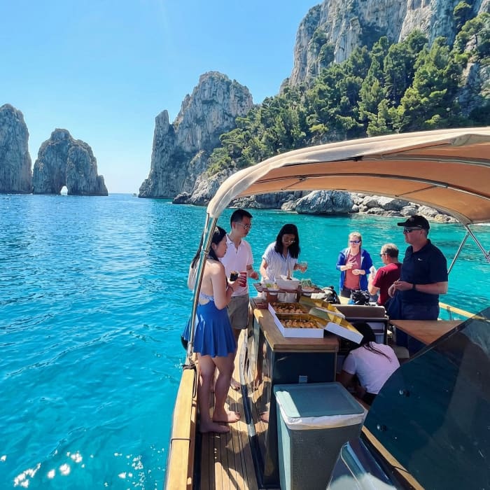 Ultimate Half-Day Cruise to Capri or Amalfi Coast with Aperitivo