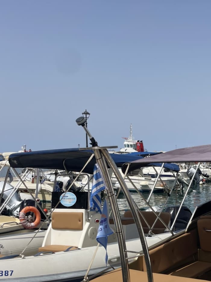 Excursion en bateau à moteur d'une demi-journée à Héraklion