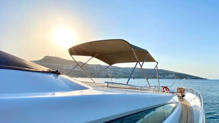 Luxe catamaranexcursie van een hele dag in Bodrum