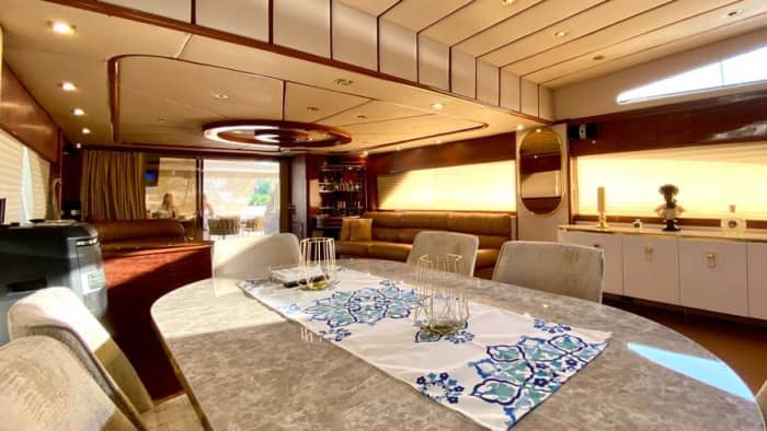 Luxe catamaranexcursie van een hele dag in Bodrum
