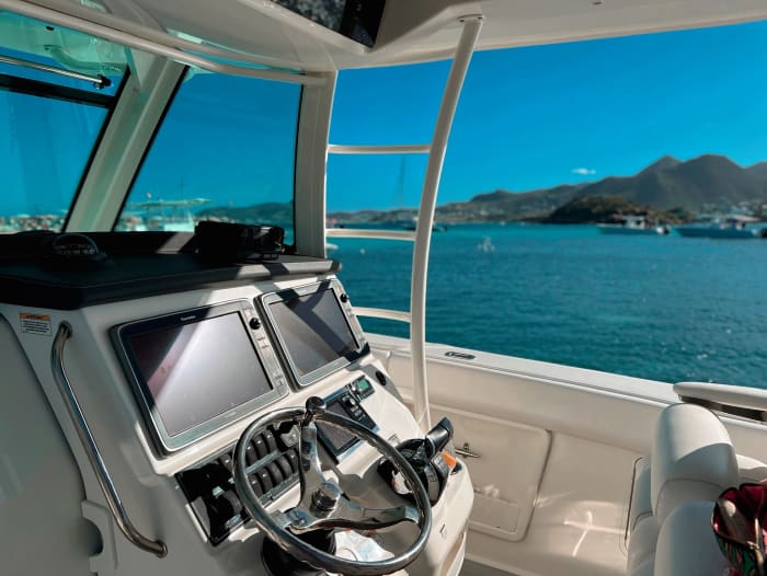 Private Bootstour um Sint Maarten mit einem Motorboot