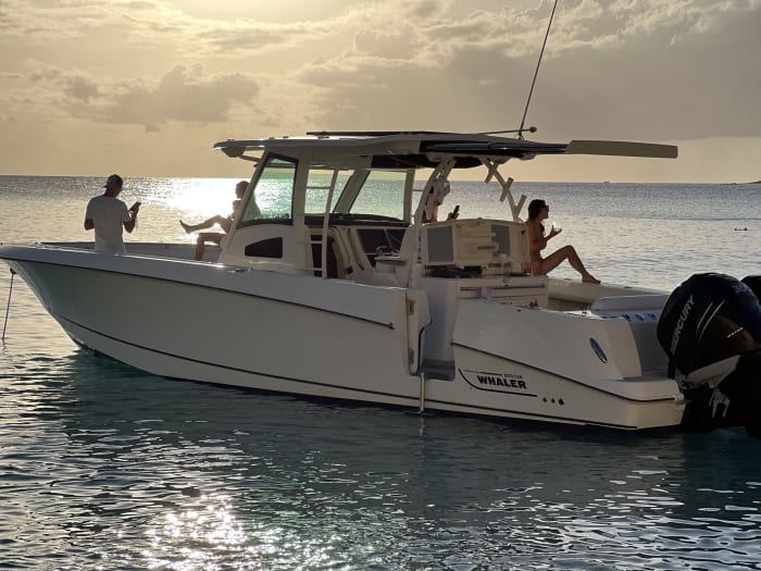 Private Bootstour um Sint Maarten mit einem Motorboot