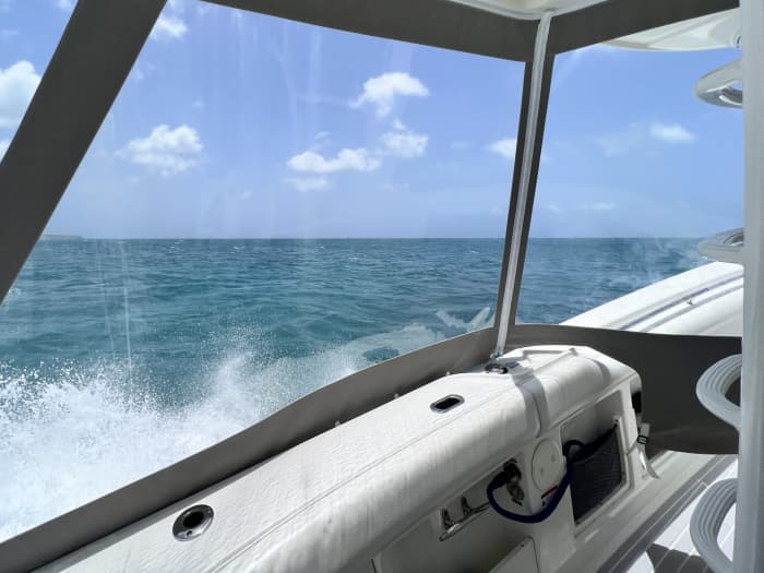 Private Bootstour um Sint Maarten mit einem Motorboot