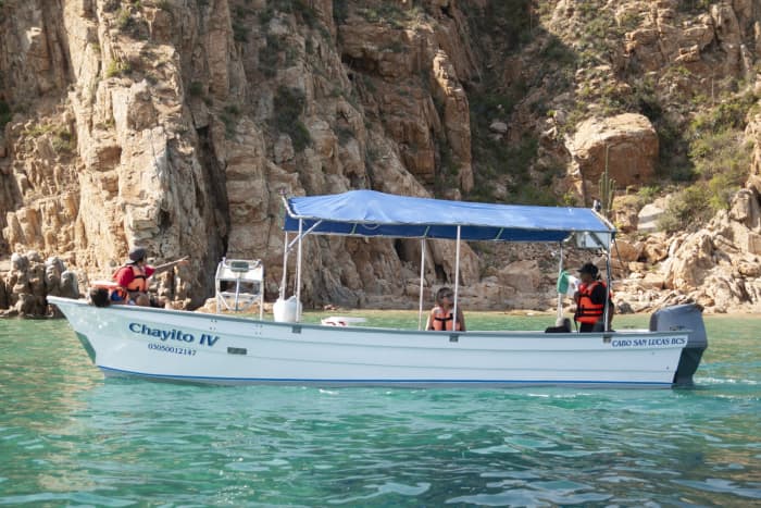 Lev för vågorna: En halvdagssemester i Cabo San Lucas ombord på en motorbåt