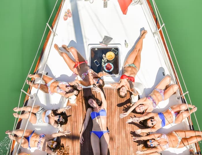 4 Stunden: Entspannen & Schwimmen – halbtägiges Segelabenteuer in Lissabon