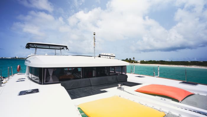 Ganztägiger Segeltörn in Saint Martin auf einem Katamaran