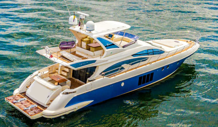 64ft Azimut luxe jachtcharter Cartagena