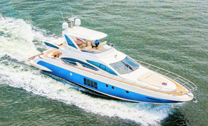 64ft Azimut luxe jachtcharter Cartagena