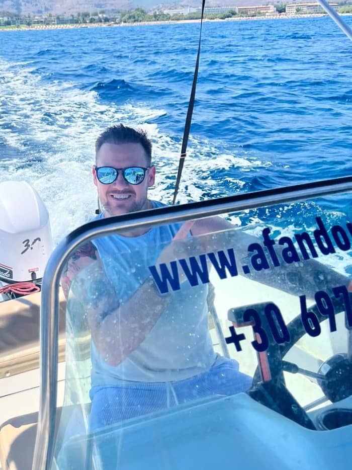 Privéboottocht van Kolympia naar Lindos (7 uur)