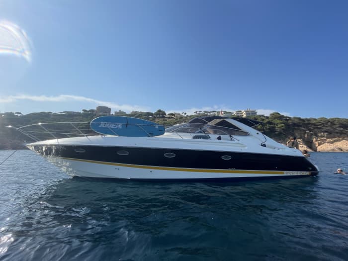 Private boat trip around Platja d'Aro on a motorboat