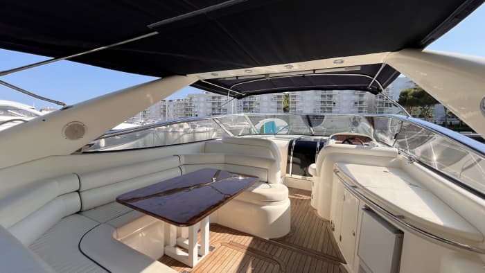 Private boat trip around Platja d'Aro on a motorboat