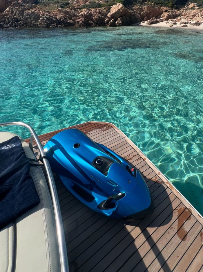 Hele dag privé boottocht van Costa Smeralda – met Seabob-ervaring