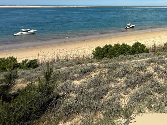 Een halve dag of avond, 3,5 uur om het Arcachon-bekken per motorboot te ontdekken.