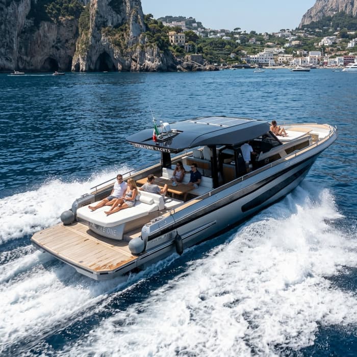 Fifty Feet Yacht Made in Italy - To Explore Capri