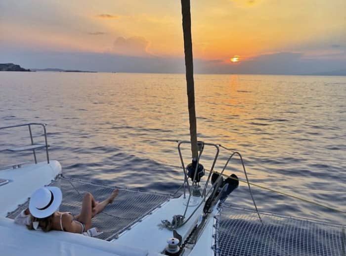 Luxury Nireas Leisure : Private 5-hours Catamaran Cruise for Ultimate Chill