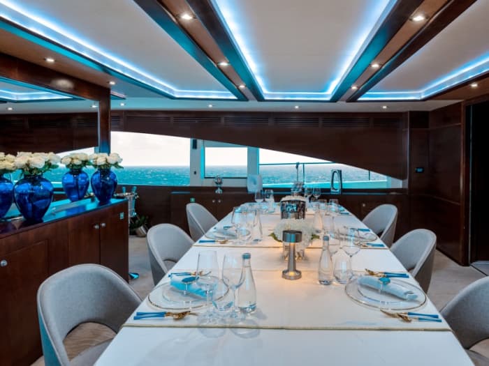Enjoy a full day on a motor yacht in Dubai